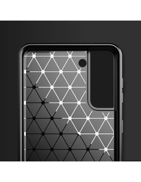 Carbon Case lankstus dangtelis Samsung Galaxy S21+ 5G (S21 Plus 5G) juodas Carbon Case lankstus dangtelis Samsung Galaxy S21+ 5G (S21 Plus 5G) juodas