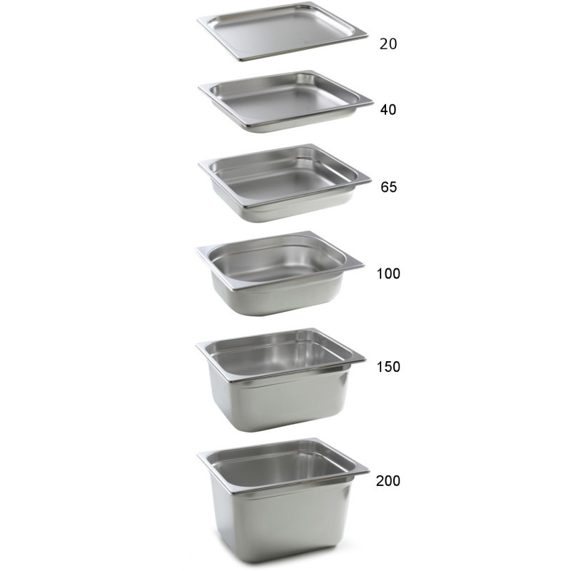 Maitinimo konteineris GN 1/2 orkaitėms, aukštis 100 mm - Hendi 816097