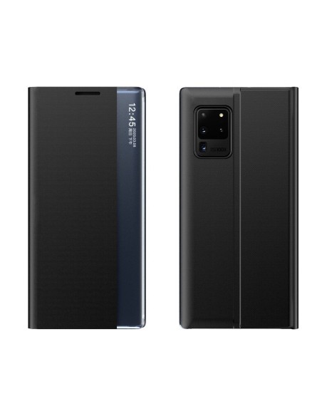 Naujas Sleep Case dangtelis su atvartu ir stovo funkcija, skirta Samsung Galaxy A72 4G black Naujas Sleep Case dangtelis su atvartu ir stovo funkcija, skirta Samsung Galaxy A72 4G black