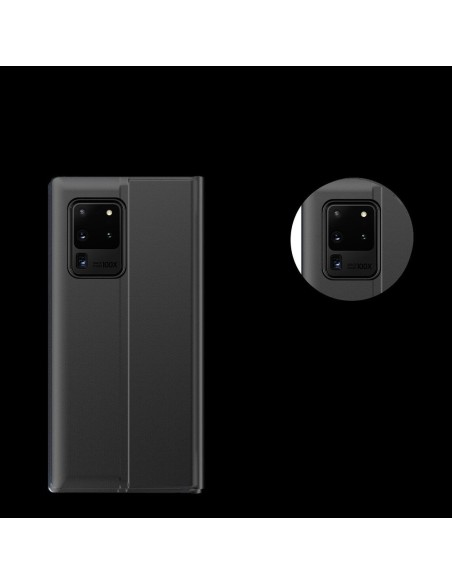 Naujas Sleep Case dangtelis su atvartu ir stovo funkcija, skirta Samsung Galaxy A72 4G black Naujas Sleep Case dangtelis su atvartu ir stovo funkcija, skirta Samsung Galaxy A72 4G black