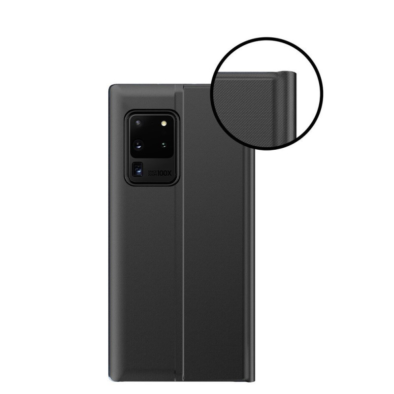 Naujas Sleep Case dangtelis su atvartu ir stovo funkcija, skirta Samsung Galaxy A72 4G black
