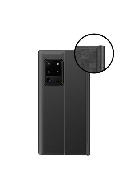 Naujas Sleep Case dangtelis su atvartu ir stovo funkcija, skirta Samsung Galaxy A72 4G black Naujas Sleep Case dangtelis su atvartu ir stovo funkcija, skirta Samsung Galaxy A72 4G black
