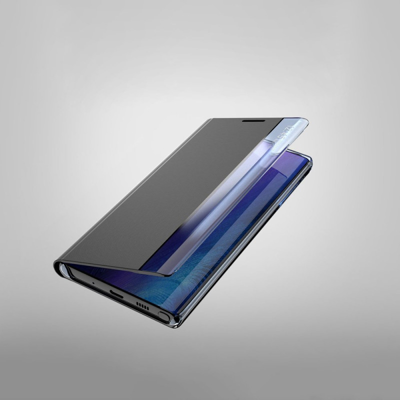 Naujas Sleep Case dangtelis su atvartu ir stovo funkcija, skirta Samsung Galaxy A72 4G black