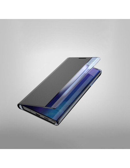 Naujas Sleep Case dangtelis su atvartu ir stovo funkcija, skirta Samsung Galaxy A72 4G blue