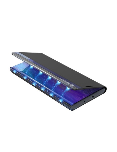 Naujas Sleep Case dangtelis su atvartu ir stovo funkcija, skirta Samsung Galaxy A72 4G blue