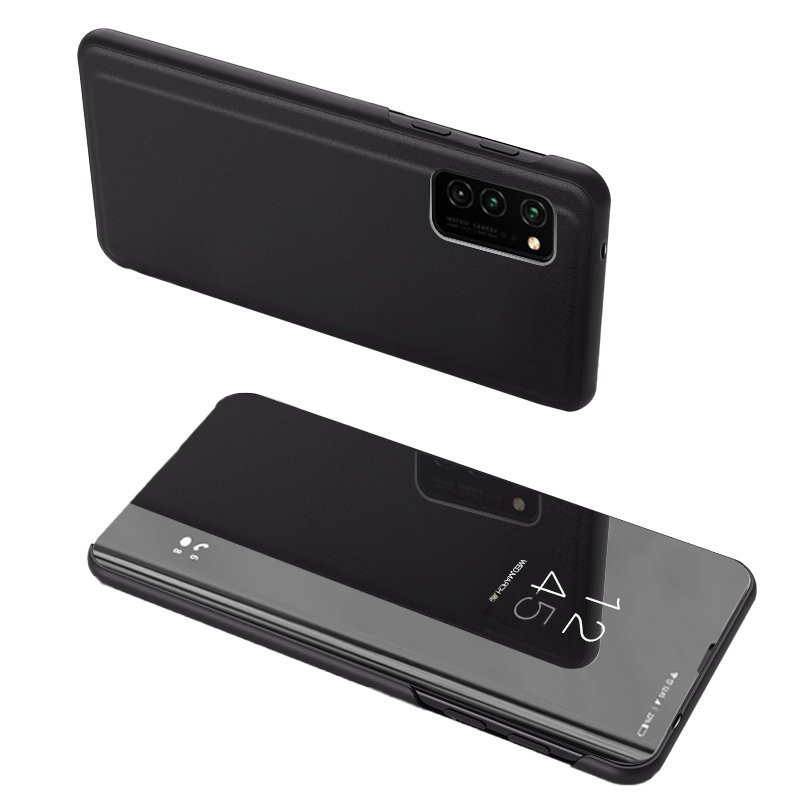 Clear View Case atverčiamas dangtelis, skirtas Samsung Galaxy A52s 5G / A52 5G / A52 4G juodas Clear View Case atverčiamas dangtelis, skirtas Samsung Galaxy A52s 5G / A52 5G / A52 4G juodas