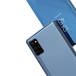 Clear View Case atverčiamas dangtelis, skirtas Samsung Galaxy A52s 5G / A52 5G / A52 4G juodas