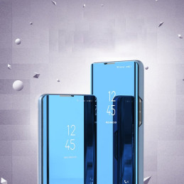 Clear View Case atverčiamas dangtelis, skirtas Samsung Galaxy A52s 5G / A52 5G / A52 4G juodas