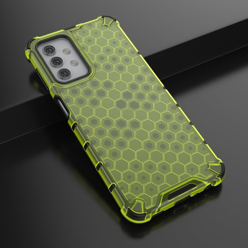Korinis šarvuotas dėklas su gelio rėmeliu, skirtas Samsung Galaxy A32 5G green