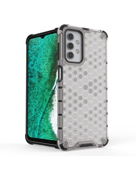 Korinis šarvuotas dėklas su gelio rėmeliu, skirtas Samsung Galaxy A32 5G green