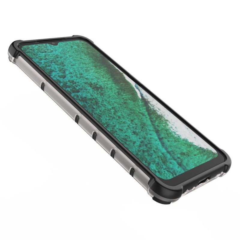 Korinis šarvuotas dėklas su gelio rėmeliu, skirtas Samsung Galaxy A32 5G green