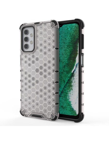 Korinio korpuso šarvuotas dangtelis su gelio rėmeliu, skirtas Samsung Galaxy A32 5G skaidrus Korinio korpuso šarvuotas dangtelis su gelio rėmeliu, skirtas Samsung Galaxy A32 5G skaidrus
