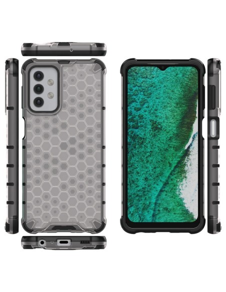 Korinio korpuso šarvuotas dangtelis su gelio rėmeliu, skirtas Samsung Galaxy A32 5G skaidrus Korinio korpuso šarvuotas dangtelis su gelio rėmeliu, skirtas Samsung Galaxy A32 5G skaidrus