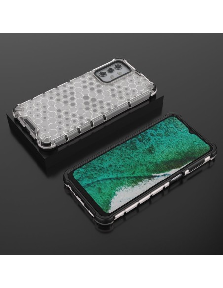 Korinio korpuso šarvuotas dangtelis su gelio rėmeliu, skirtas Samsung Galaxy A32 5G skaidrus Korinio korpuso šarvuotas dangtelis su gelio rėmeliu, skirtas Samsung Galaxy A32 5G skaidrus