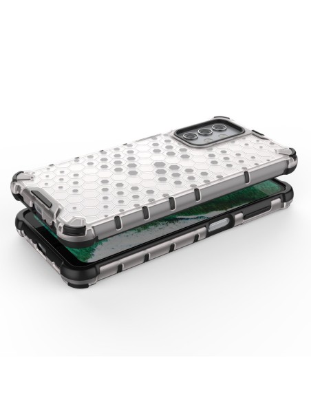 Korinio korpuso šarvuotas dangtelis su gelio rėmeliu, skirtas Samsung Galaxy A32 5G skaidrus Korinio korpuso šarvuotas dangtelis su gelio rėmeliu, skirtas Samsung Galaxy A32 5G skaidrus