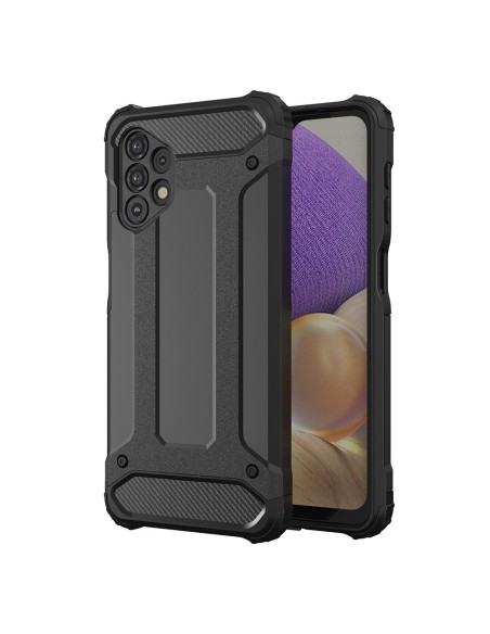 Hybrid Armor šarvuotas hibridinis dėklo dangtelis, skirtas Samsung Galaxy A32 5G juodas Hybrid Armor šarvuotas hibridinis dėklo dangtelis, skirtas Samsung Galaxy A32 5G juodas