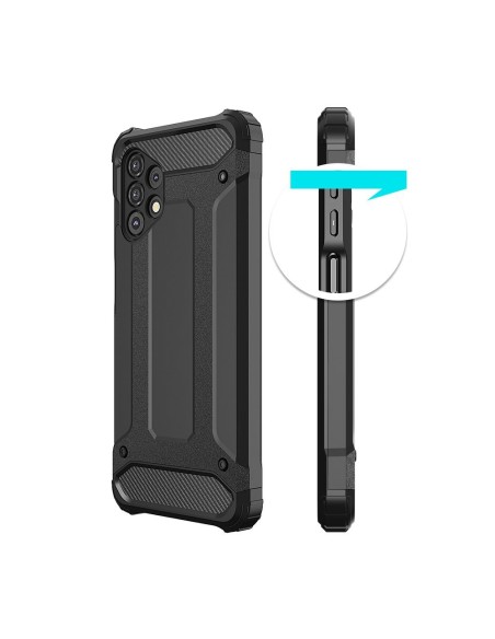 Hybrid Armor šarvuotas hibridinis dėklo dangtelis, skirtas Samsung Galaxy A32 5G juodas Hybrid Armor šarvuotas hibridinis dėklo dangtelis, skirtas Samsung Galaxy A32 5G juodas