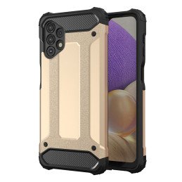 Hybrid Armor šarvuotas hibridinis dėklo dangtelis, skirtas Samsung Galaxy A32 5G gold