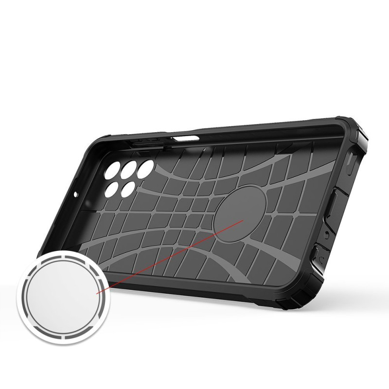 Hybrid Armor šarvuotas hibridinis dėklo dangtelis, skirtas Samsung Galaxy A32 5G gold