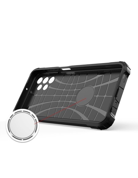 Hybrid Armor šarvuotas hibridinis dėklo dangtelis, skirtas Samsung Galaxy A32 5G gold