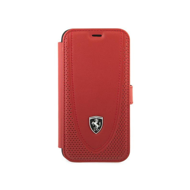 Ferrari Off Track Perforuotas dėklas iPhone 12 mini - raudonas
