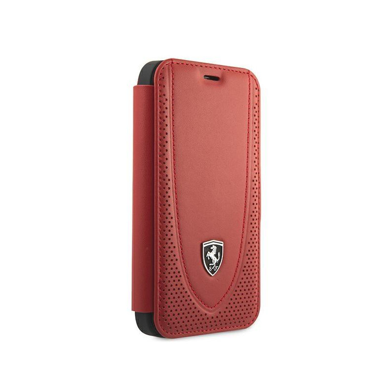 Ferrari Off Track Perforuotas dėklas iPhone 12 mini - raudonas
