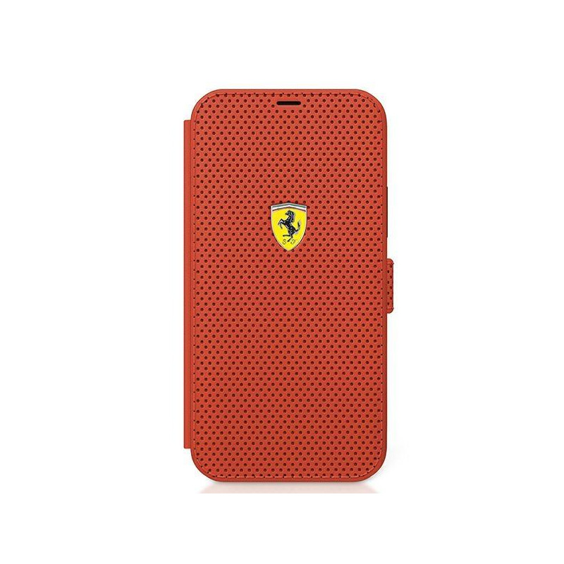 Ferrari Off Track Perforuotas dėklas iPhone 12 mini - raudonas