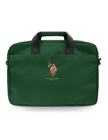 JAV Polo Assn krepšys 16" nešiojamam kompiuteriui - žalia JAV Polo Assn krepšys 16" nešiojamam kompiuteriui - žalia