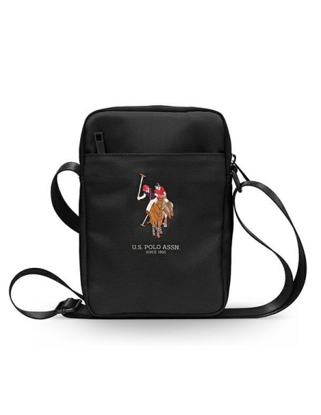 JAV Polo Assn krepšys 8 colių planšetei – juoda JAV Polo Assn krepšys 8 colių planšetei – juoda