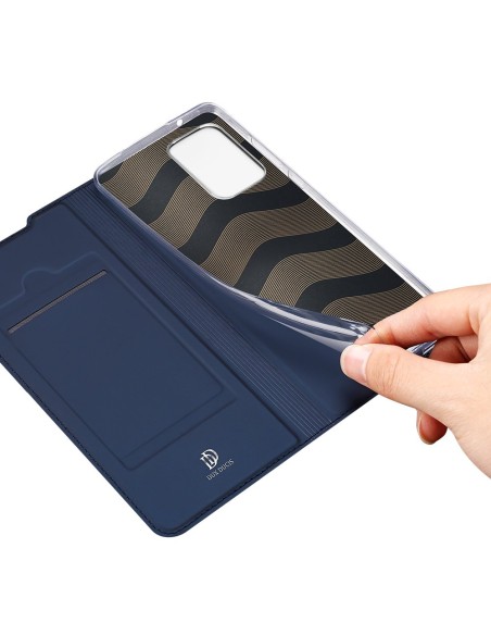 DUX DUCIS Skin Pro dėklo dėklo dangtelis su atvartu Samsung Galaxy A72 4G mėlyna DUX DUCIS Skin Pro dėklo dėklo dangtelis su atvartu Samsung Galaxy A72 4G mėlyna