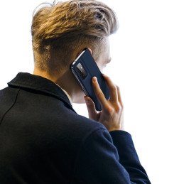 DUX DUCIS Skin Pro dėklo dėklo dangtelis su atvartu Samsung Galaxy A72 4G mėlyna