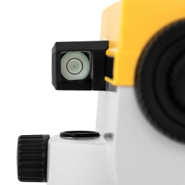 Optinis savaime išsilyginantis nivelyras su trikoju ir lazdele – padidinimas 20x sk. 34 mm