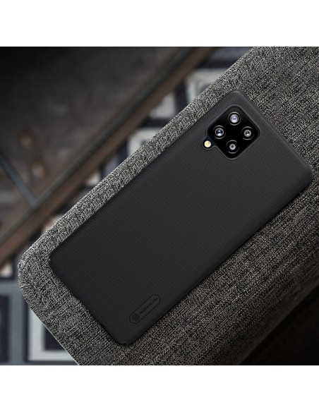 Nillkin Super Frosted Shield sustiprintas dėklo dangtelis, skirtas Samsung Galaxy A42 5G juodas Nillkin Super Frosted Shield sustiprintas dėklo dangtelis, skirtas Samsung Galaxy A42 5G juodas