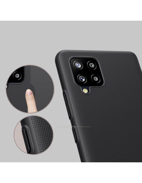Nillkin Super Frosted Shield sustiprintas dėklo dangtelis, skirtas Samsung Galaxy A42 5G juodas Nillkin Super Frosted Shield sustiprintas dėklo dangtelis, skirtas Samsung Galaxy A42 5G juodas