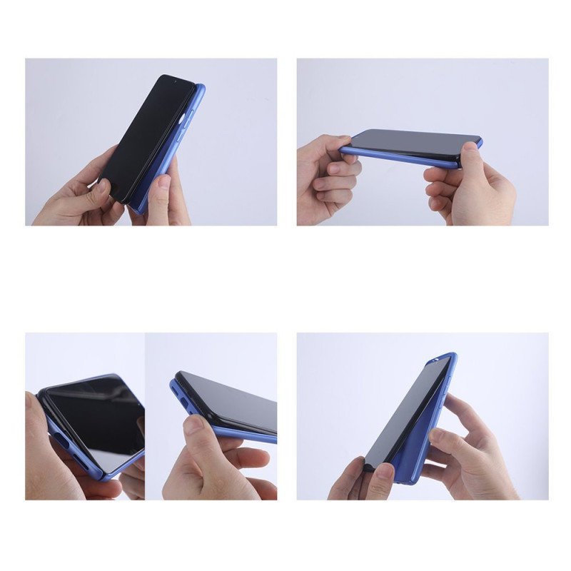 Nillkin Super Frosted Shield sustiprintas dėklo dangtelis, skirtas Samsung Galaxy A42 5G juodas