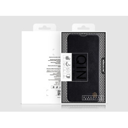 Nillkin Qin odinis dėklas Samsung Galaxy A42 5G juodas