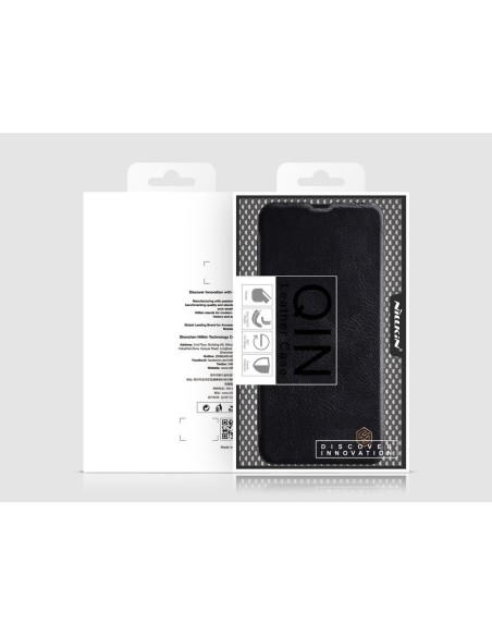 Nillkin Qin odinis dėklas Samsung Galaxy A42 5G juodas