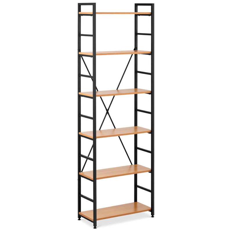 Knygų lentynų apdaila loft industrial max 150 kg 6 LENTYNĖS