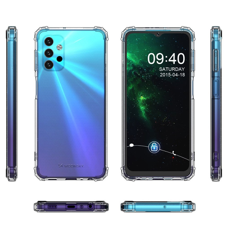 Wozinsky Anti Shock šarvuotas dėklas Samsung Galaxy A32 5G skaidrus
