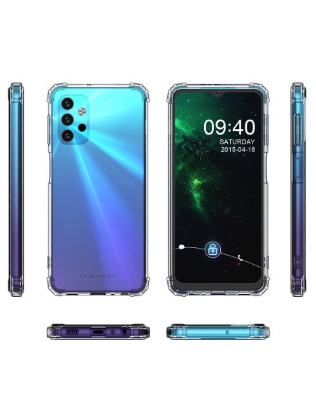 Wozinsky Anti Shock šarvuotas dėklas Samsung Galaxy A32 5G skaidrus Wozinsky Anti Shock šarvuotas dėklas Samsung Galaxy A32 5G skaidrus