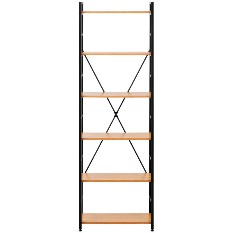 Knygų lentynų apdaila loft industrial max 150 kg 6 LENTYNĖS
