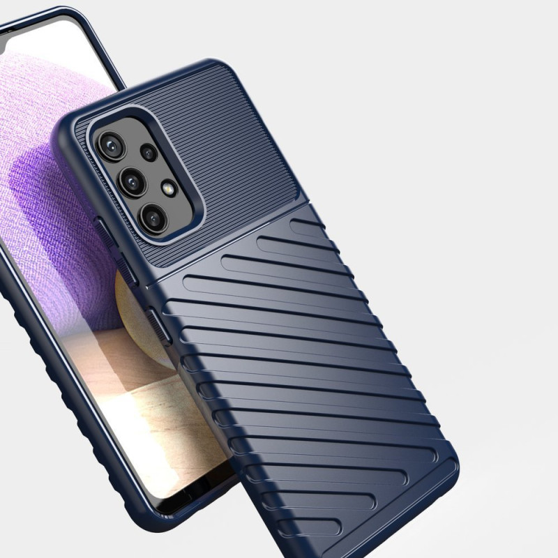 Thunder Case lankstus šarvuotas dėklas, skirtas Samsung Galaxy A72 4G mėlynas