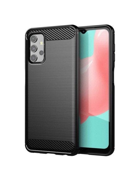 Carbon Case lankstus dangtelis Samsung Galaxy A32 5G juodas Carbon Case lankstus dangtelis Samsung Galaxy A32 5G juodas