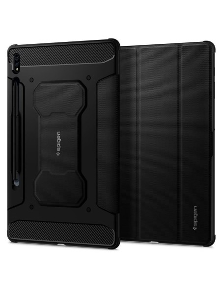 Spigen Rugged Armor Pro dėklas, skirtas Samsung Galaxy Tab S7 / S8 11& 39 & 39 - juodas Spigen Rugged Armor Pro dėklas, skirtas Samsung Galaxy Tab S7 / S8 11& 39 & 39 - juodas