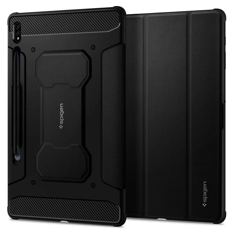 Spigen Rugged Armor Pro dėklas, skirtas Samsung Galaxy Tab S7+ / S8+ 12,4& 39 & 39 - juodas