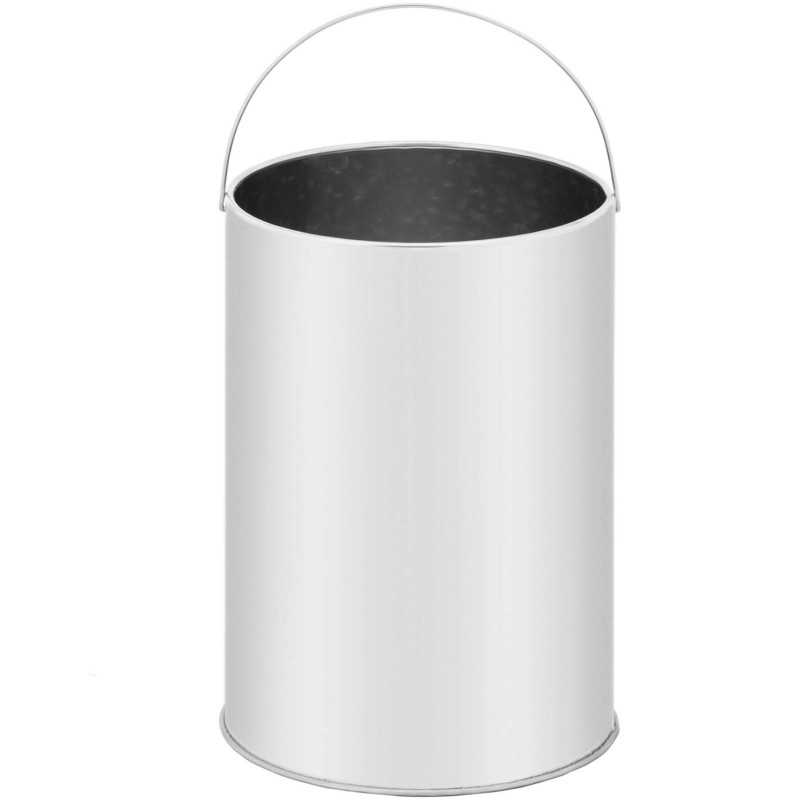 Miesto lauko šiukšliadėžė su peleninės skersmuo. 250 x 605 mm PLIENAS sidabras