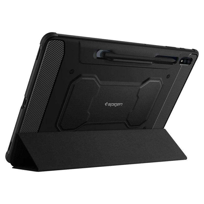 Spigen Rugged Armor Pro dėklas, skirtas Samsung Galaxy Tab S7+ / S8+ 12,4& 39 & 39 - juodas