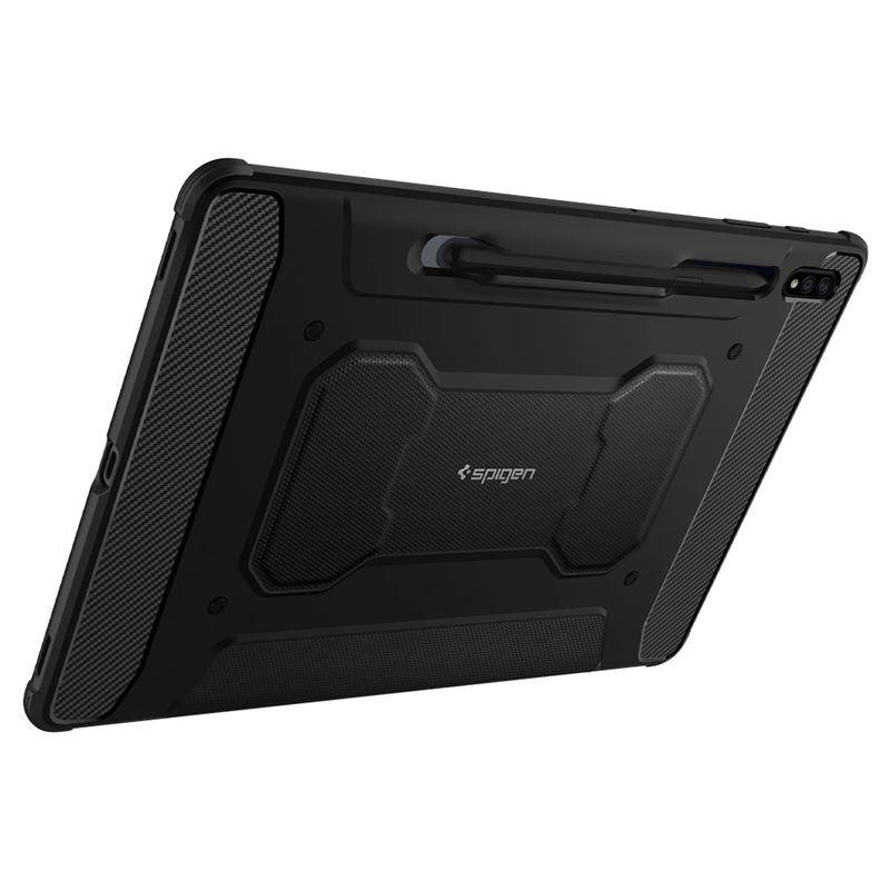 Spigen Rugged Armor Pro dėklas, skirtas Samsung Galaxy Tab S7+ / S8+ 12,4& 39 & 39 - juodas
