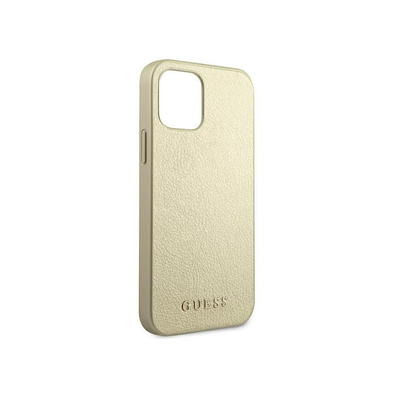 Guess Iridescent dėklas iPhone 12 Pro Max - auksinis