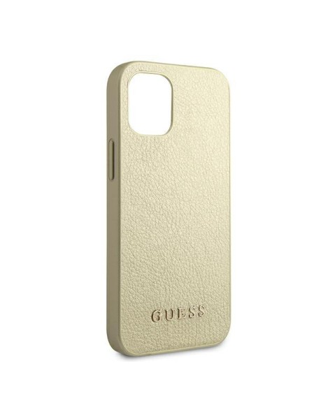 Guess Iridescent dėklas iPhone 12 mini - auksinis